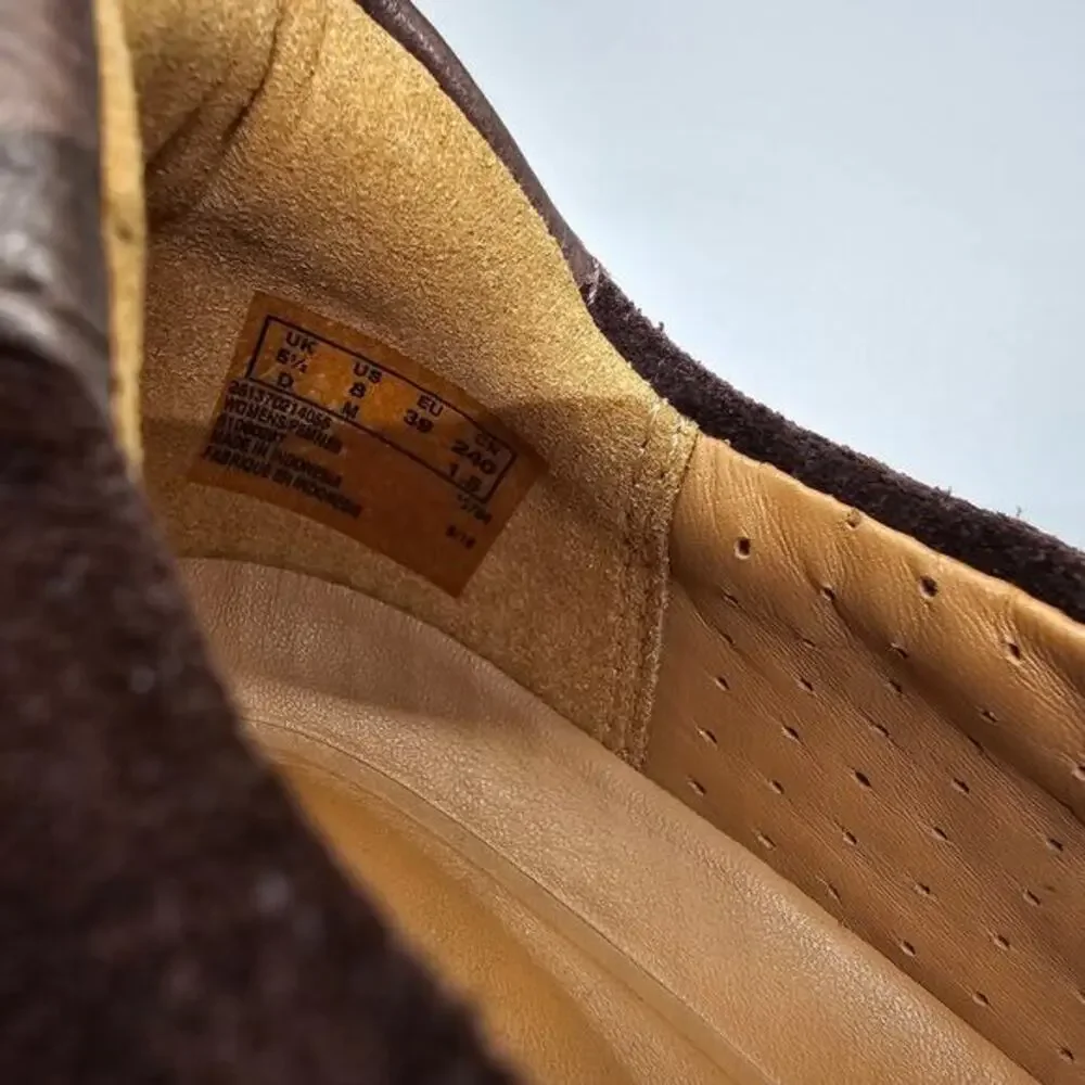 Clarks Unstructured Un Adorn Zip Sneaker-Brown-Women's 8M‎